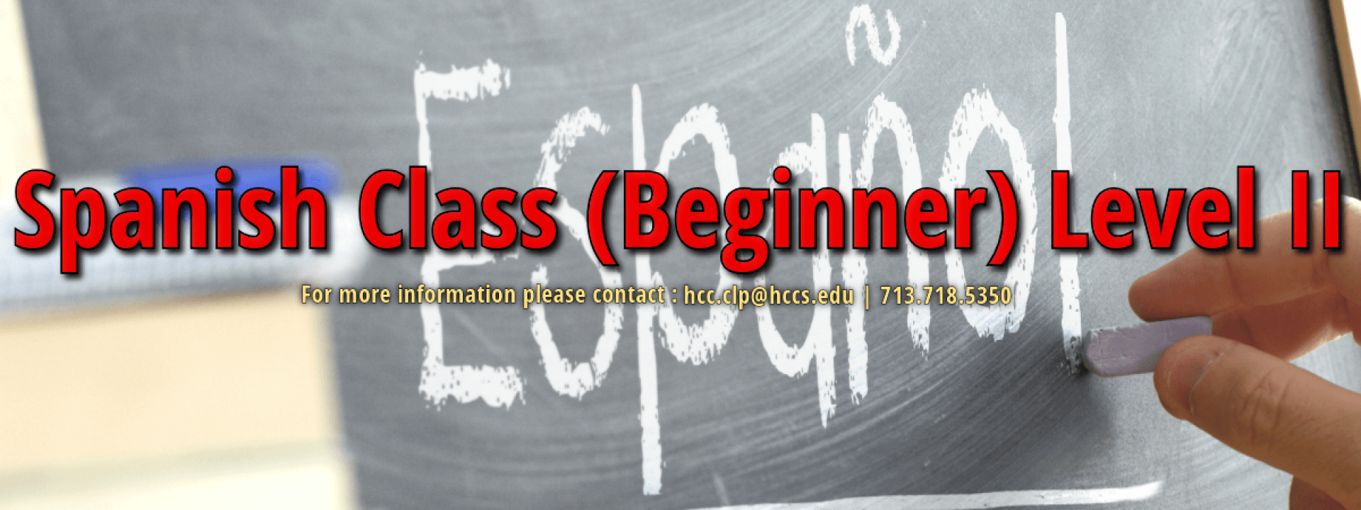 14183- Beginner Spanish Level II (North Forest Campus) cover image
