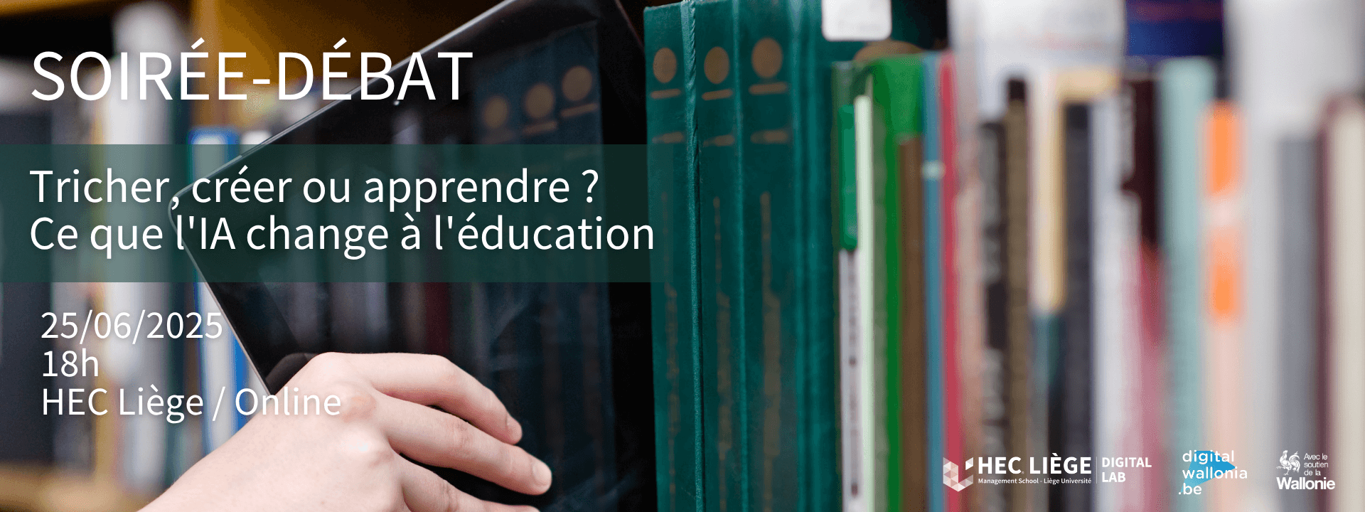 SOIRÉE-DÉBAT : « Tricher, créer ou apprendre ? Ce que l’IA change à l’éducation » cover image