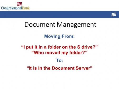 Document Management Presentation by Michael Matthews