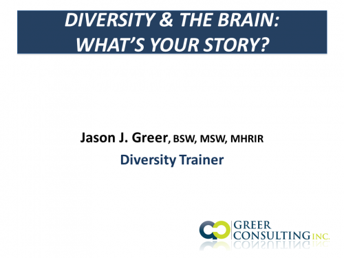 Diversity and the Brain: What's Your Story